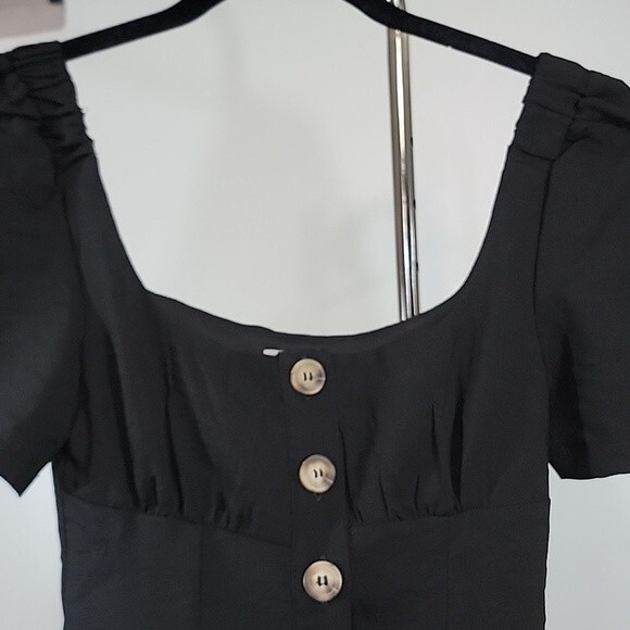 PRINCESS POLLY Short Sleeve Button Front Dress NWOT size 0 - Picture 2 of 7